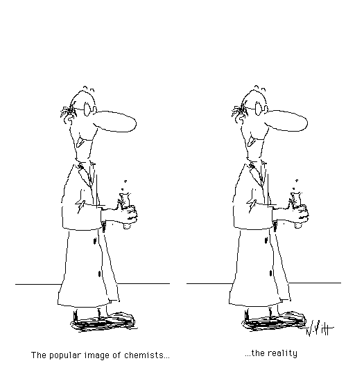 The popular image of chemists