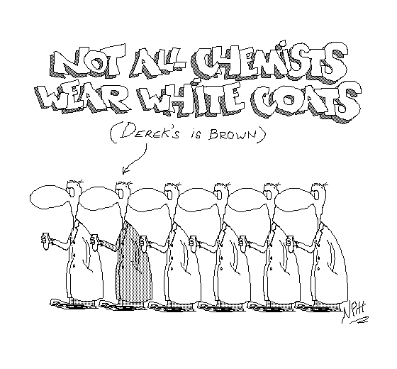 Not all chemists wear white coats