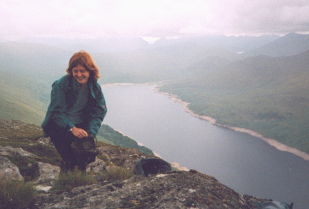 Sam on Stob Coire Sgriodain