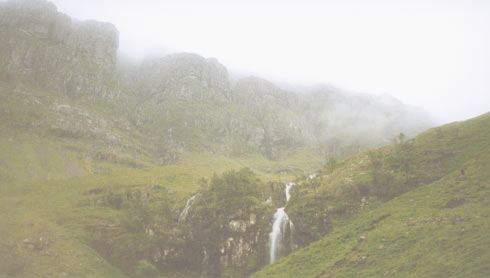 Waterfalls above Achnambeithach